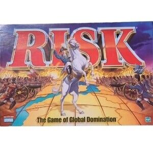 1993 Risk Board Game by Parker Brothers Missing Rule Book Very Good Condition